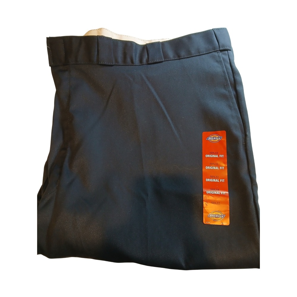 Dickies 874 Flex Work Pants Original Fit Navy Blue 50x32 Mens New With Tags